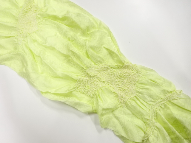 正絹　絞り　帯揚げ